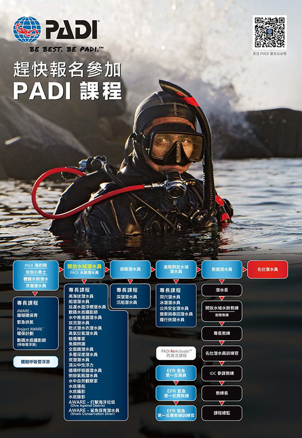 【香港 DRT丨PADI 等你！】原文轉自PADI 訂閱號